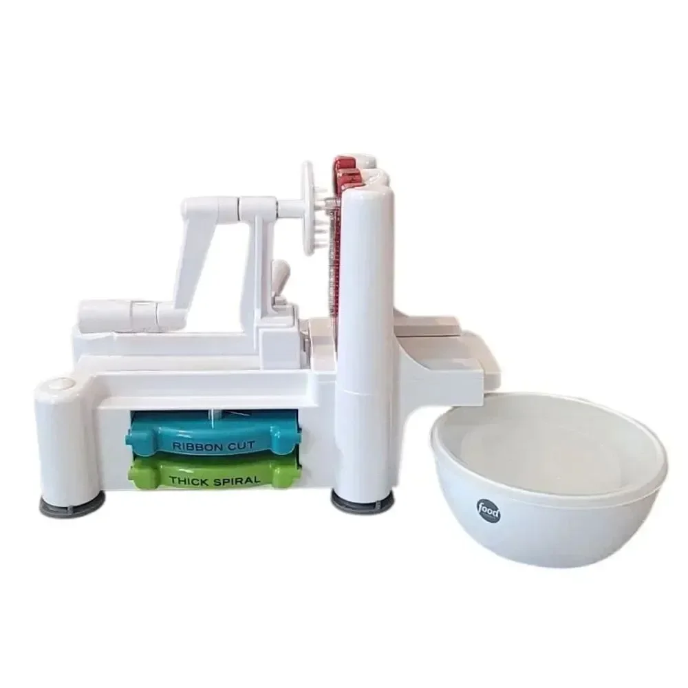 Food Network Tabletop Vegetable Spiralizer 8 Piece Set